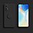 Funda Silicona Carcasa Ultrafina Goma con Magnetico Anillo de dedo Soporte A02 para Xiaomi Mi 12X 5G Negro