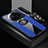 Funda Silicona Carcasa Ultrafina Goma con Magnetico Anillo de dedo Soporte A04 para Xiaomi Mi 12 Ultra 5G Azul