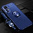 Funda Silicona Carcasa Ultrafina Goma con Magnetico Anillo de dedo Soporte A06 para Xiaomi Mi 12 5G Azul
