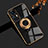 Funda Silicona Carcasa Ultrafina Goma con Magnetico Anillo de dedo Soporte AN1 para Xiaomi Mi 12T 5G Negro