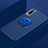 Funda Silicona Carcasa Ultrafina Goma con Magnetico Anillo de dedo Soporte para Samsung Galaxy A70S Azul