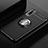 Funda Silicona Carcasa Ultrafina Goma con Magnetico Anillo de dedo Soporte para Samsung Galaxy A70S Negro