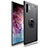 Funda Silicona Carcasa Ultrafina Goma con Magnetico Anillo de dedo Soporte para Samsung Galaxy Note 10 Plus Negro