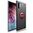 Funda Silicona Carcasa Ultrafina Goma con Magnetico Anillo de dedo Soporte para Samsung Galaxy Note 10 Plus Rojo y Negro