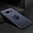 Funda Silicona Carcasa Ultrafina Goma con Magnetico Anillo de dedo Soporte para Samsung Galaxy S10 Azul