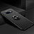 Funda Silicona Carcasa Ultrafina Goma con Magnetico Anillo de dedo Soporte para Samsung Galaxy S10 Negro