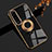 Funda Silicona Carcasa Ultrafina Goma con Magnetico Anillo de dedo Soporte para Sony Xperia 1 IV Negro