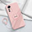 Funda Silicona Carcasa Ultrafina Goma con Magnetico Anillo de dedo Soporte para Xiaomi Mi 12T Pro 5G Rosa