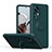 Funda Silicona Carcasa Ultrafina Goma con Magnetico Anillo de dedo Soporte QW1 para Xiaomi Mi 12T Pro 5G Verde Noche