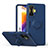 Funda Silicona Carcasa Ultrafina Goma con Magnetico Anillo de dedo Soporte QW1 para Xiaomi Poco F4 GT 5G Azul