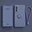 Funda Silicona Carcasa Ultrafina Goma con Magnetico Anillo de dedo Soporte S01 para OnePlus Nord N200 5G Gris Lavanda