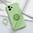 Funda Silicona Carcasa Ultrafina Goma con Magnetico Anillo de dedo Soporte S01 para Realme GT Neo 3T 5G Verde