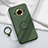 Funda Silicona Carcasa Ultrafina Goma con Magnetico Anillo de dedo Soporte S01 para Realme Narzo 60 5G Verde Noche