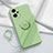 Funda Silicona Carcasa Ultrafina Goma con Magnetico Anillo de dedo Soporte S01 para Xiaomi Redmi Note 12 Turbo 5G Menta Verde