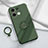 Funda Silicona Carcasa Ultrafina Goma con Magnetico Anillo de dedo Soporte S01 para Xiaomi Redmi Note 13 5G Verde Noche