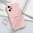 Funda Silicona Carcasa Ultrafina Goma con Magnetico Anillo de dedo Soporte S02 para Realme GT Neo 3T 5G Rosa