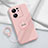 Funda Silicona Carcasa Ultrafina Goma con Magnetico Anillo de dedo Soporte S02 para Xiaomi Mi 13T 5G Rosa