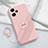 Funda Silicona Carcasa Ultrafina Goma con Magnetico Anillo de dedo Soporte S02 para Xiaomi Poco M6 Pro 5G Rosa