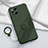 Funda Silicona Carcasa Ultrafina Goma con Magnetico Anillo de dedo Soporte S04 para Oppo Find X3 Pro 5G Verde Noche