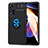 Funda Silicona Carcasa Ultrafina Goma con Magnetico Anillo de dedo Soporte SD1 para Xiaomi Mi 11i 5G (2022) Azul y Negro