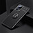 Funda Silicona Carcasa Ultrafina Goma con Magnetico Anillo de dedo Soporte SD1 para Xiaomi Mi 13 Lite 5G Negro