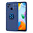 Funda Silicona Carcasa Ultrafina Goma con Magnetico Anillo de dedo Soporte SD1 para Xiaomi Redmi 10C 4G Azul