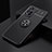 Funda Silicona Carcasa Ultrafina Goma con Magnetico Anillo de dedo Soporte SD2 para Xiaomi Mi 11i 5G (2022) Negro