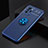 Funda Silicona Carcasa Ultrafina Goma con Magnetico Anillo de dedo Soporte SD2 para Xiaomi Poco X3 GT 5G Azul