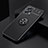 Funda Silicona Carcasa Ultrafina Goma con Magnetico Anillo de dedo Soporte SD2 para Xiaomi Poco X4 GT 5G Negro