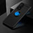 Funda Silicona Carcasa Ultrafina Goma con Magnetico Anillo de dedo Soporte SD2 para Xiaomi Redmi K30S 5G Azul y Negro