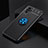 Funda Silicona Carcasa Ultrafina Goma con Magnetico Anillo de dedo Soporte SD2 para Xiaomi Redmi Note 10S 4G Azul y Negro