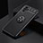 Funda Silicona Carcasa Ultrafina Goma con Magnetico Anillo de dedo Soporte SD2 para Xiaomi Redmi Note 10S 4G Negro
