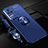 Funda Silicona Carcasa Ultrafina Goma con Magnetico Anillo de dedo Soporte SD3 para Xiaomi Poco F4 5G Azul