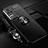 Funda Silicona Carcasa Ultrafina Goma con Magnetico Anillo de dedo Soporte SD3 para Xiaomi Poco F4 5G Negro