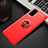 Funda Silicona Carcasa Ultrafina Goma con Magnetico Anillo de dedo Soporte T01 para Samsung Galaxy S20 Plus Rojo