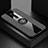 Funda Silicona Carcasa Ultrafina Goma con Magnetico Anillo de dedo Soporte T02 para Xiaomi Redmi K20 Gris Oscuro