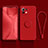 Funda Silicona Carcasa Ultrafina Goma con Magnetico Anillo de dedo Soporte T03 para Xiaomi Mi 11 Lite 5G Rojo