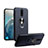 Funda Silicona Carcasa Ultrafina Goma con Magnetico Anillo de dedo Soporte T08 para Xiaomi Redmi K20 Azul