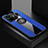 Funda Silicona Carcasa Ultrafina Goma con Magnetico Anillo de dedo Soporte X01L para Realme GT Neo6 5G Azul