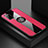 Funda Silicona Carcasa Ultrafina Goma con Magnetico Anillo de dedo Soporte X01L para Samsung Galaxy S20 Rojo