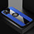 Funda Silicona Carcasa Ultrafina Goma con Magnetico Anillo de dedo Soporte X01L para Vivo Y32t Azul