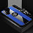 Funda Silicona Carcasa Ultrafina Goma con Magnetico Anillo de dedo Soporte X03L para Oppo F19 Pro+ Plus 5G Azul