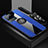 Funda Silicona Carcasa Ultrafina Goma con Magnetico Anillo de dedo Soporte X03L para Vivo iQOO Neo6 5G Azul