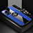 Funda Silicona Carcasa Ultrafina Goma con Magnetico Anillo de dedo Soporte X03L para Xiaomi Mi 12 Lite NE 5G Azul