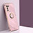 Funda Silicona Carcasa Ultrafina Goma con Magnetico Anillo de dedo Soporte XL1 para Samsung Galaxy S20 FE (2022) 5G Rosa