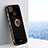 Funda Silicona Carcasa Ultrafina Goma con Magnetico Anillo de dedo Soporte XL1 para Xiaomi Redmi 10A 4G Negro