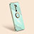 Funda Silicona Carcasa Ultrafina Goma con Magnetico Anillo de dedo Soporte XL1 para Xiaomi Redmi 9 Prime India Verde