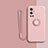 Funda Silicona Carcasa Ultrafina Goma con Magnetico Anillo de dedo Soporte Z01 para OnePlus 9 Pro 5G Rosa