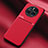 Funda Silicona Carcasa Ultrafina Goma con Magnetico para Huawei Mate 50 Pro Rojo