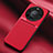 Funda Silicona Carcasa Ultrafina Goma con Magnetico para Huawei Mate 60 Rojo